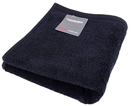 Traumschloss Saunatuch »Frottier-Line« 100% Baumwolle | flauschig weich | schwarz | 75x200cm