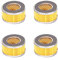 Air Compressor Intake Paper Filter Elements, 4 PCS Replacement Compressor Air Filter Element (Type 1)