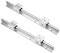 S SIENOC 2 Stück 400mm 40cm SBR16 Linearführung Gleitschiene Welle mit 4 Stück SBR16UU Lagerblock 3D Drucker CNC Teile Kohlenstoffreicher Stahl Chrom