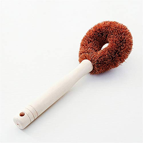 3 pièces Brosse à Main en Fibre de Noix de Coco Brosse de Noix de Coco Brosse de Nettoyage Agent de Nettoyage, utilisé pour Laver la Vaisselle et Les Pots pour la Cuisine