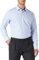 Seidensticker Herren Slim Bügelfrei Kent Langarm Patch Streifen Hemd, Hellblau, 45 EU