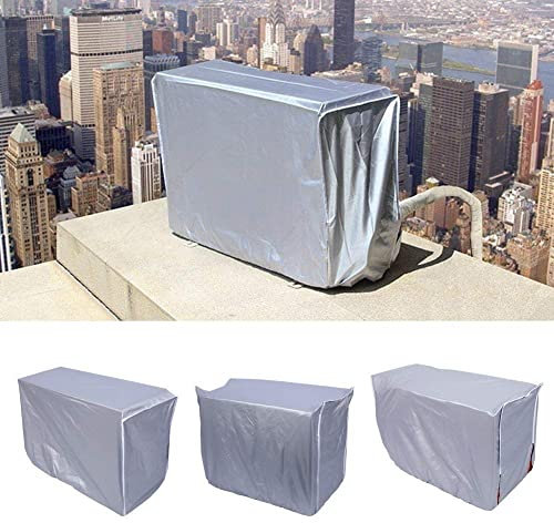 MOUMOUTEN Cubierta de Aire Acondicionado, Cubierta de Aire Acondicionado Impermeable Anti-Polvo Protector Solar Cubierta de Aire Acondicionado Protectores 3 TamañOs A Elegir Para(1.5p: 80 * 28 * 54cm)