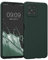 kwmobile Carcasa Compatible con Honor X8 Funda - con Bordes elevados - Apto Carga inalámbrica - Verde Musgo Mate
