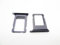 2X Sim Card Tray Holder Slot Replacement Compatible with iPhone 8 / SE 2020 / SE 2022 (Black)