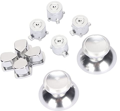 Pulsanti Vomeko Metal ABXY Per Controller Playstation 5 - Tasti Joystick Durevoli con Pulsanti Solidi Per Un'esperienza di Gioco Migliorata - Compatibili con Controller PS5