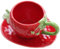 Ensemble tasse à café et soucoupe en céramique en forme de fraise