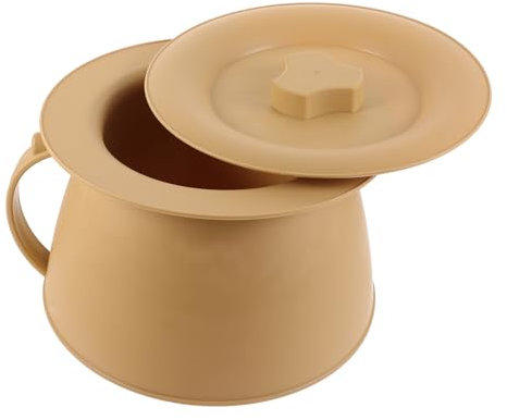 Happyyami Seau Siège De Toilette Avec Couvercle Avec Poignée Bouteille De Toilette Pot À Pipi Caca Pot De Pour Handicapés Pots De Pour Femmes Avec Couvercle Cruche D'Urine