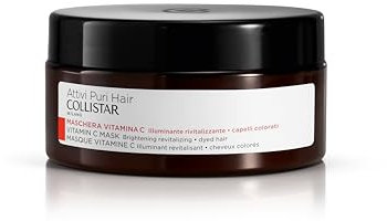 Collistar Attivi Puri Hair Maschera Vitamina C, Illuminante Rivitalizzante, per Capelli Colorati o Spenti, 200 ml