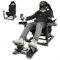 Dardoo Flight Game Cockpit With Blackseat And Racing Simulator Mount, Compatible With Thrustmaster HOTAS WARTHOG, Not Included Throttle,Joystick,Pedals
