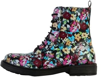 Geox J Eclair Girl D, Stivaletto, Black/Multicolor, 27 EU