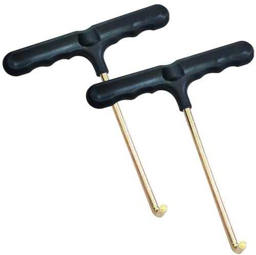 Grendly 2-Piece Trampoline Pull Tool, Trampoline Puller T-Hook Puller Tool