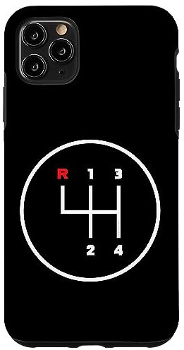 Car Manual Gear Shifter Knob Pattern (4 Speed) Case for iPhone 11 Pro Max