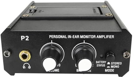 Sarpoer P2 KopfhöRer-VorverstäRker, KopfhöRer-Monitor, Mikrofon, VergrößErungsmixer, Geeignet für Sprache/Live-Streaming, EU-Stecker