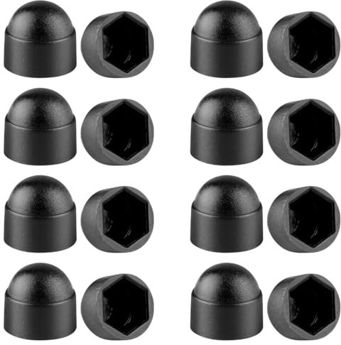 Thyonta 30PCS M8 Plastic Nut Protection Cap Easy to Install Environmentally Friendly Screw Caps Suitable for All Kinds of Mechanical Water Pipes