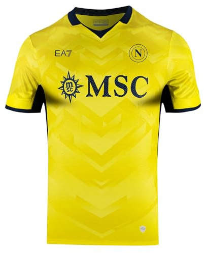 SSC Napoli Herren Maglia Replica Portiere Home Ea7 T-Shirt (1er Pack)