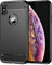 owlhold für iPhone X/iPhone XS Hülle, Karbonfaser Design Handyhülle Dünne Weiche TPU Silikon Material Schutzhülle stoßfeste Case Kratzfeste Cover für iPhone X/iPhone XS (Schwarz)