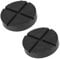 VZU 2PCS Car Jack Rubber Pad, Cross Groove Stripes Trolley Jack Rubber Pad, Jack Stands Rubber Pad, Lifting Jack Pad, 125x125x26cm Universal Jack Stabilizers Pad
