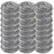 24Pcs Stainless Steel Scrubbers – Heavy Duty Non Scratch Steel Wire Scourers for Dishwashing Cleaning Pots Pans Grills Rust Resistant Reusable Kitchen Cleaning Pads - 5cm