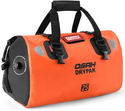 OSAH DRYPAK wasserdichte Rucksack Dry Bag – Wasserfeste Reisetasche Seesack, Rolltop, Großem Stauraum, Vielseitige wasserdichte Tasche für Camping, Motorrad, Bootfahren, Kajak, SUP, Strand und Angeln