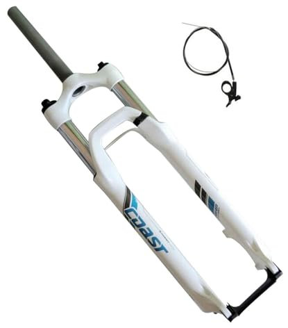 KLYso Disc Brake 1-1/8 Adjustable Damping Front Suspension Forks Stroke 100mm Bike Suspension Fork