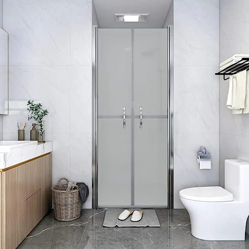 Lauuoeriau Porte de douche givrée ESG 76 x 190 cm