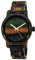 Holzwerk Germany Handgefertigte Unisex Damen-Uhr Herren-Uhr Öko Natur Holz-Uhr Armband-Uhr Analog Klassisch Quarz-Uhr Braun Bunt Grün Orange Schwarz (Braun..)