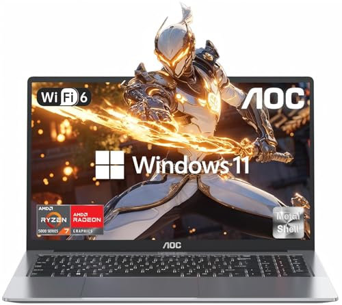 Laptop with AMD Ryzen 7 5700U Processor(8C/16T, Up to 4.3GHz), 16.1“ FHD Display Laptop Computer with Backlit Keyboard, 16GB RAM 512GB NVMe SSD, WiFi 6, HDMI 1.4, USB3.2, Type-C, 53Wh Battery
