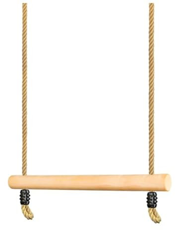 Trapeze Balancoire Exterieur, Accessoire Balancoire Exterieur pour Enfants Barre Trapeze Bois Multifonction Jeux Jardin Extérieur Trapèze pour Portique (Barre Trapeze)