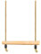 Trapeze Balancoire Exterieur, Accessoire Balancoire Exterieur pour Enfants Barre Trapeze Bois Multifonction Jeux Jardin Extérieur Trapèze pour Portique (Barre Trapeze)