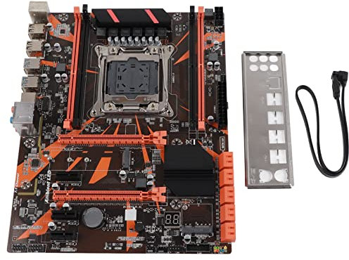 X99 LGA2011-3 DDR4 Computer Desktop Motherboard Mainboard für X99 Chipsatz, Starkes PCB-Material, Unterstützt 32 GB RAM, Inklusive Getesteter Produkte