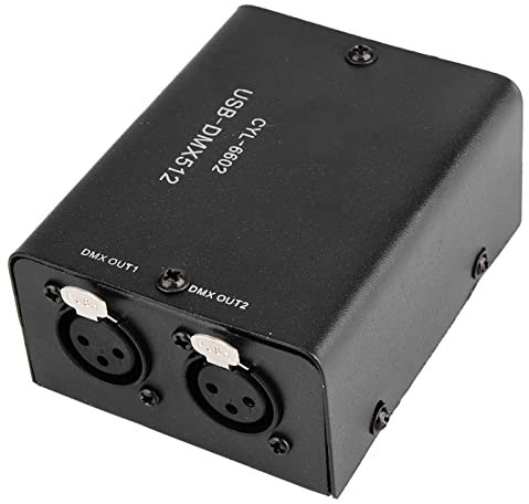 USB-zu-DMX512 Bühnenlicht-Controller, 512 Kanäle, LED-Beleuchtungssteuerung, Windows-kompatibel