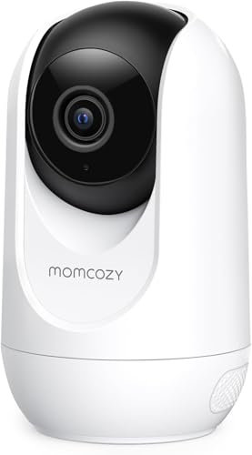 momcozy Babyphone BM04 Zusatzkamera, Intelligentes WLAN-Babyphone mit Kamera und Audio, 5 1080P-Bildschirm mit Wandhalterung, Einfaches Koppeln (Kompatibel mit BM04)