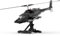 ControlCraze Airwolf Hubschrauber Modell Bausteine Set mit Präsentationsständer, 1039 Teile MOC Klemmbausteine Militär Helikopter für Sammler, Baubegeisterte, MOC-149250