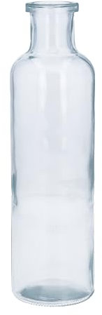 Clear Glass Slim Bottle Vase, Gisela Graham