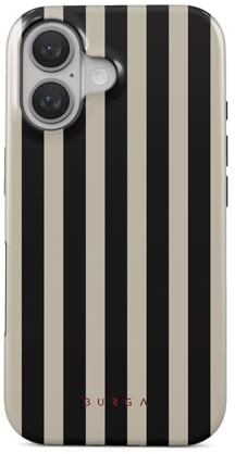 BURGA Unisex Phone Case for iPhone 16 – Dual-Layer Hybrid Design with Shock-Absorbing TPU & Durable Exterior, Scratch-Resistant Finish and Raised Bezel Edge for Screen Protection & Daily Use