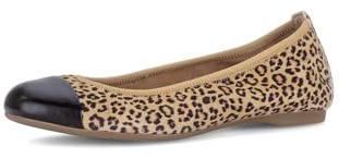 Gabor Damen Klassische Ballerinas, Frauen Ballerinas,Ballerina-Schuhe,Ballett-Schuhe,Ballet-Flats,flach,Ballerinen,Natur/schwarz,42 EU / 8 UK