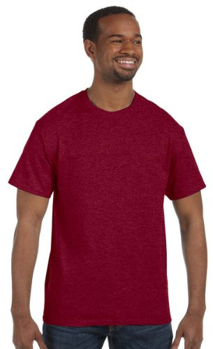 Gildan Mens Heavy Cotton Short Sleeve T-Shirt (XL) (Antique Cherry Red)