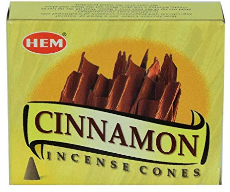 HEM Zimt-Räucherkegel, 10 Kegel pro Packung