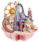 Santoro Pirouette, 3D-Pop-Up-Grußkarte - Messegelände - Jahrmarkt Themenpark Spaß Achterbahn Geburtstag Karussell Riesenrad Spielplatz Disneyland Anziehungen | Für Freunde, Kinder, Für Vater