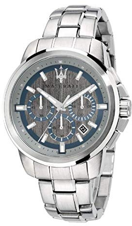 Maserati Montre pour Homme, Collection Successo, Mouvement à Quartz, chronographe, en Acier - R8873621006
