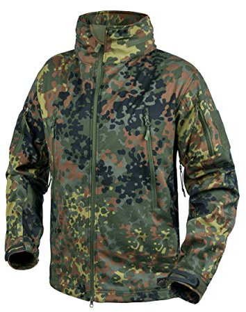 Helikon-Tex Gunfighter Jacke - Shark Skin Windblocker - Flecktarn