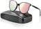 ipow Polarisierte Retro Vintage Katzenauge Sonnenbrille für Damen Herren verspiegelt 400 UV Sonnenschutz (Rosa/Pink)