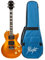 Vuelo Centurion Vintage Burst - Ukelele eléctrico de cuerpo sólido - Gold top