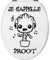 Sticker Fun Abattant toilette GROOT 4 - Vinyl brillant couleur au choix