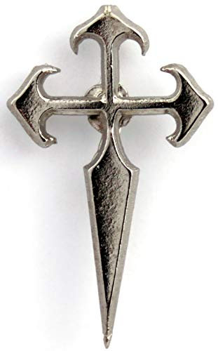 Pin’s/Broche Croix de Saint-Jacques en argent