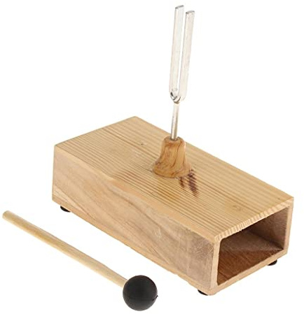 Hellery 440Hz Tuning Fork with Resonator Box for Acoustic Experiment