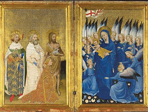 National Gallery 1000 Piece Jigsaw Puzzle - Richard II Presented To The Virgin And Child - Made In The Uk - Incredibly Detailed - Hi-def Image - 100% Recycled Puzzle Board