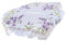 Tischdecke Mitteldecke Orchidee Blumen Weiss lila Frühling Sommer 85 x 85 cm