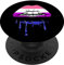 Lippen mit Genderfluid Pride Flag Genderfluid PopSockets mit austauschbarem PopGrip