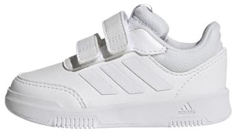 adidas Mixte bébé Tensaur Hook and Loop Shoes Chaussures de Course, Cloud White/Grey One, 20 EU